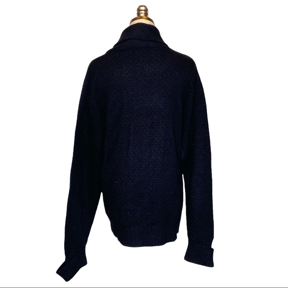 Cloth Logic Ladies XL Black Cable Knit Sweater V-Neck - Picture 2 of 9